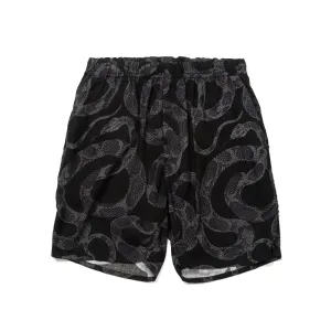 R/P ALLOVER SNAKE PATTERN EASY SHORTS ＜LIMITED＞