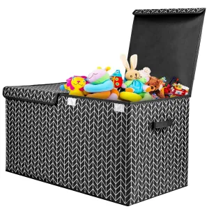 Storage Box with Double Flip Lid (76*40*40 cm)